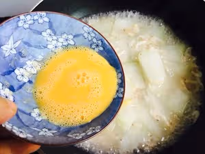 炎夏消暑湯～冬瓜蛋湯