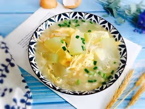 炎夏消暑湯～冬瓜蛋湯