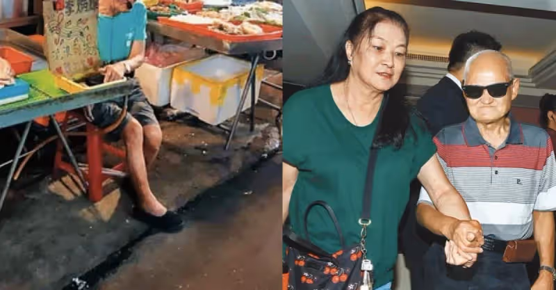 窩豬肉攤賣唱維生！李炳輝遭目睹「穿薄衣討生活畫面」苦撐收入 堅持養活自己「牽手愛妻表態」：不要憐憫