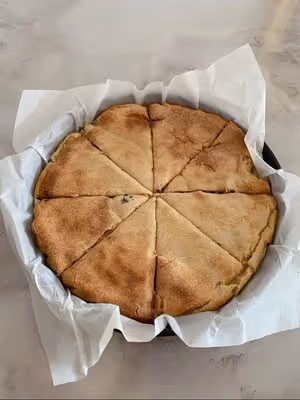 簡單快手，成功率高的點心-烤紅豆糯米糕