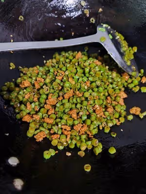 下飯菜:肉沫豆角