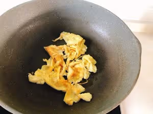 簡單好吃的西藍花火腿炒蛋