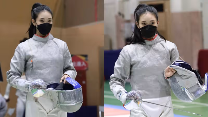 二女兒擊劍比賽美照驚艷網民　小S為何不爽？