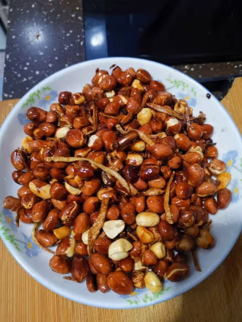 大酒店的秘方，油炸花生米