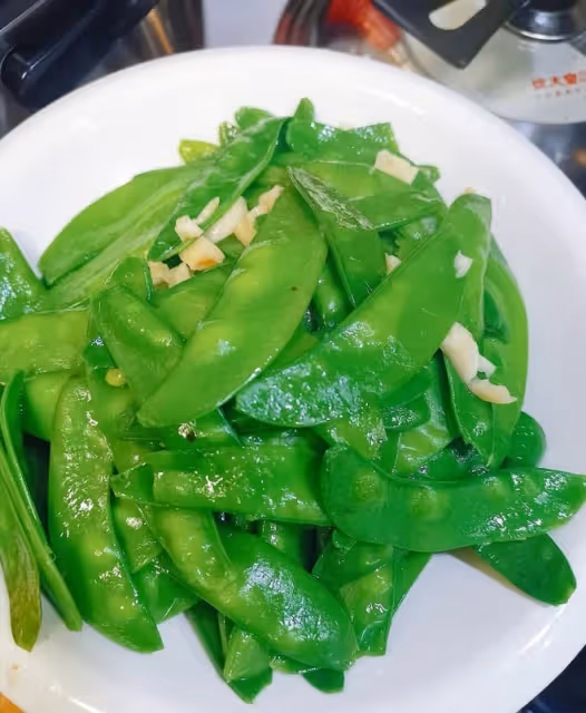 清炒豌豆莢