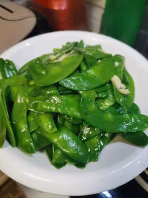 清炒豌豆莢