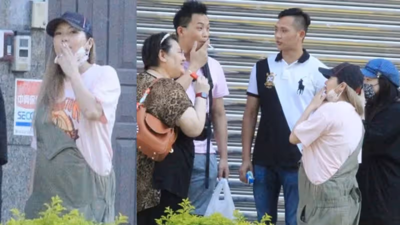 挺7月孕肚當街抽菸　Makiyo被罵翻！