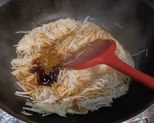 低卡金針菇炒蛋