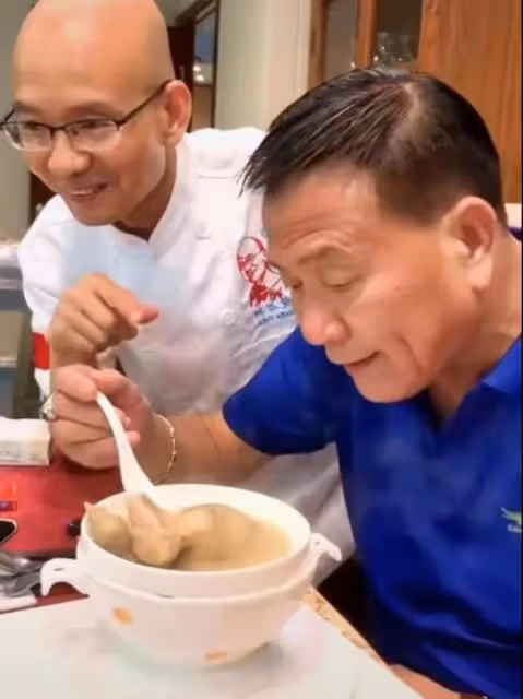 65歲萬梓良曝近況!戴「鴿子蛋」吃鮑魚乳鴿