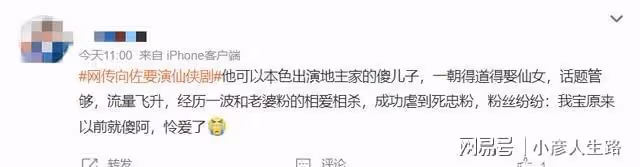 網傳向佐要演仙俠劇男主吸粉,網友發起投票,三百多人表示期待!