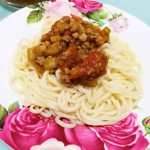 西紅柿茄子肉末面