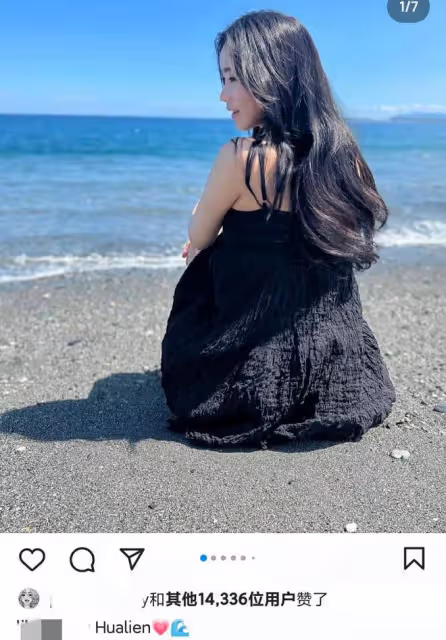 小S二女兒近照曝光！穿黑色弔帶裙長發飄飄，14歲氣質成熟太像媽