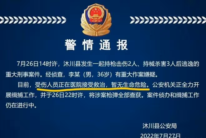 四川樂山李某槍擊案更新,村民稱山裡有果,女主丈夫是最大受害者