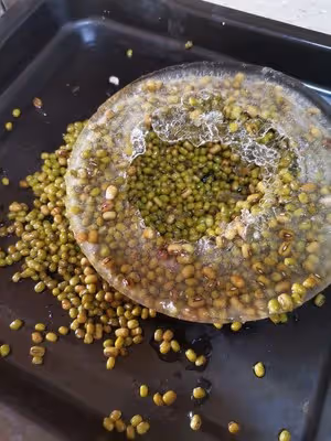 [解暑解辣必備]牛乳綠豆沙