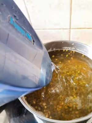 [解暑解辣必備]牛乳綠豆沙