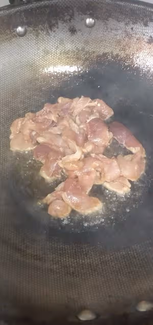 超簡單的甜椒炒肉