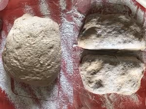 【不揉面】100%全麥拖鞋麵包（恰巴塔）