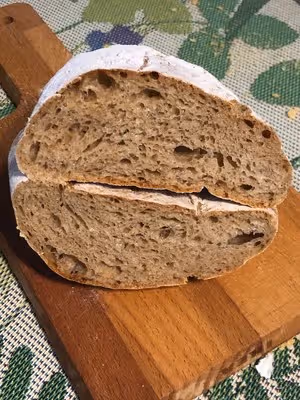 【不揉面】100%全麥拖鞋麵包（恰巴塔）