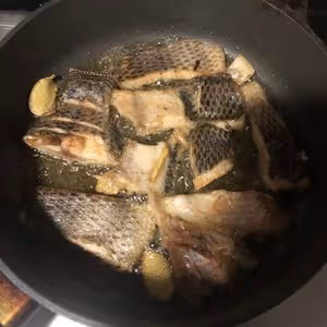 香掉牙的煎焗羅非魚片
