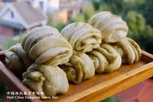 香豆子花捲/苦豆子花捲/葫蘆巴花捲•戀戀西北家常滋味（五）［素食］