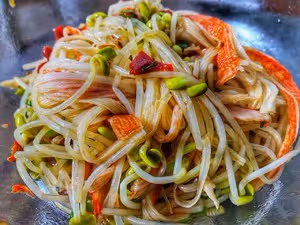 拌豆芽