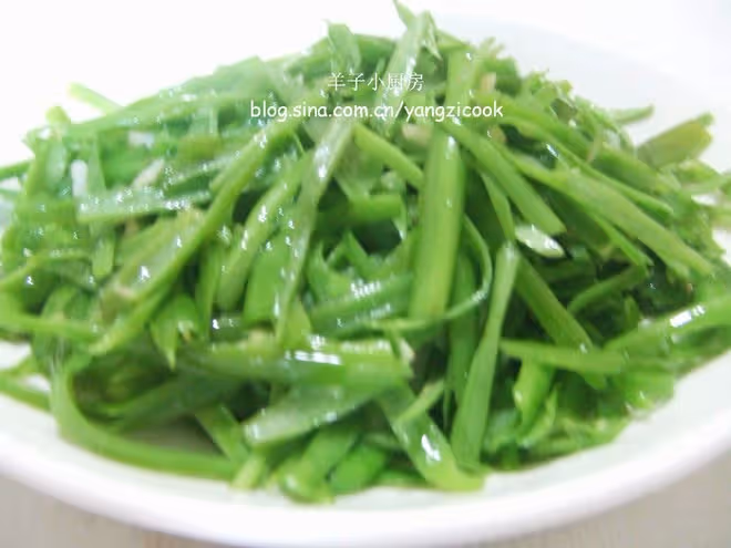 炒空心菜梗絲