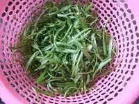 炒空心菜梗絲
