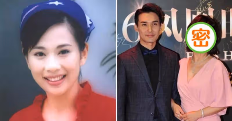 陳松伶和小9歲老公出席活動，穿一身粉裙太少女，好狀態不像51歲，網友：愛情讓人年輕