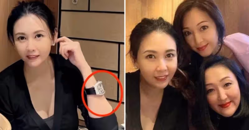 54歲邱淑貞近照曝光，戴百萬名表參加聚會，風韻不減當年