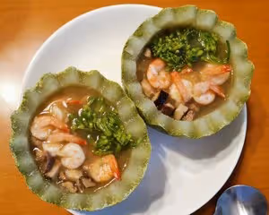 迷你消暑的冬瓜盅，清肝明目，色香味俱全