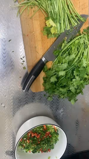 香菜雞蛋餅