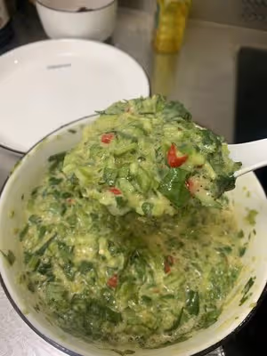 香菜雞蛋餅