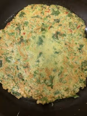 香菜雞蛋餅