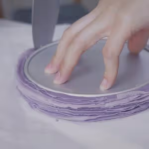 芋泥麻薯拉絲千層蛋糕｜無需烤箱｜治癒系