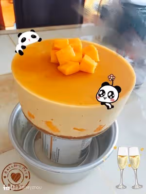 芒果慕斯蛋糕（6寸圓模）