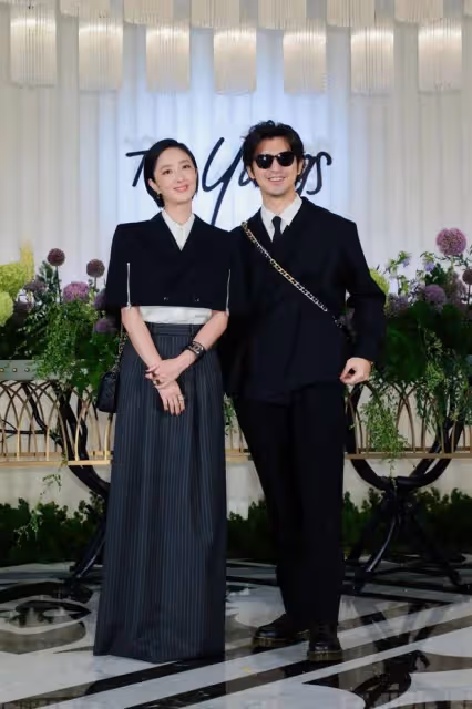 楊祐寧補辦婚禮眾港台明星參加,林心如打扮闊太,桂綸鎂罕見露面