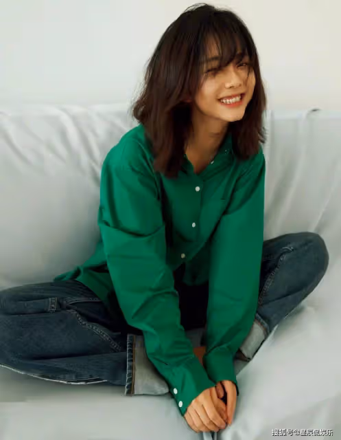 「圓臉」女神譚松韻拍攝寫真大片,多種色彩混合搭配,少女感爆棚