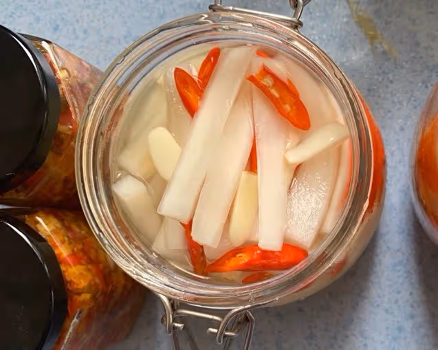 兩步法酸甜蘿蔔泡菜