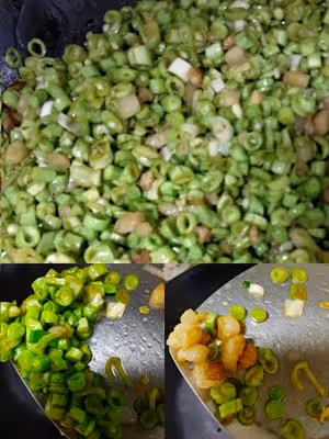 豆角肉包子