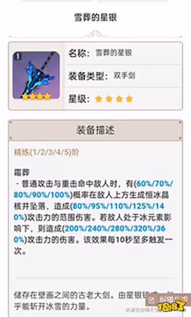 原神雙手劍排行榜 雙手劍推薦新手向
