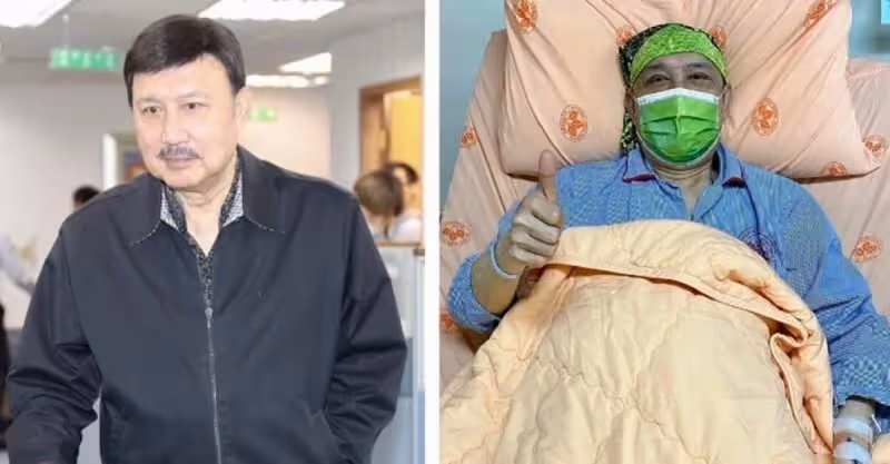 首曝余天病床照，余祥銓曝病況脖子血管全塞住右半身動不了，醫生檢查後愣住：真的太幸運了