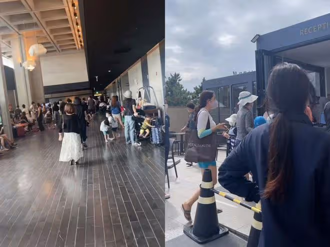 咸素媛一家出門游泳,穿泳衣秀身材,陳華光著膀子跟女兒玩水