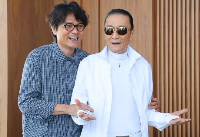 85歲謝賢歪嘴被傳中風,林家棟代為澄清,兩人感情深厚似父子