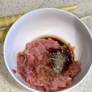 鮮嫩爽口的竹筍滑肉絲