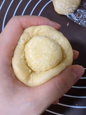 ❤心形椰蓉麵包