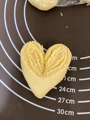 ❤心形椰蓉麵包
