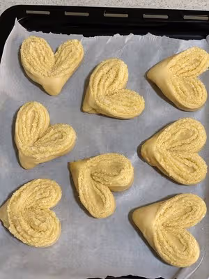 ❤心形椰蓉麵包