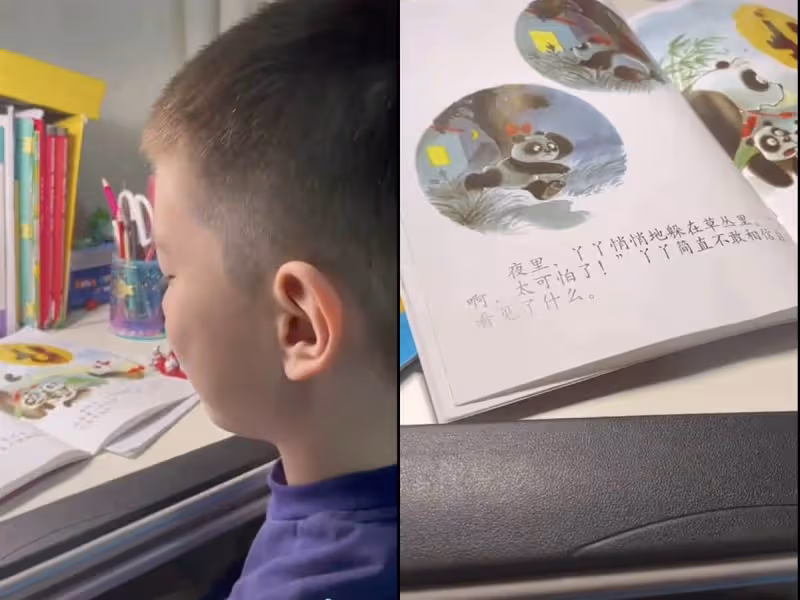 霍思燕曬兒子近況!7歲嗯哼越來越帥,臉蛋英俊單眼皮變雙眼皮,網友:長大還得了