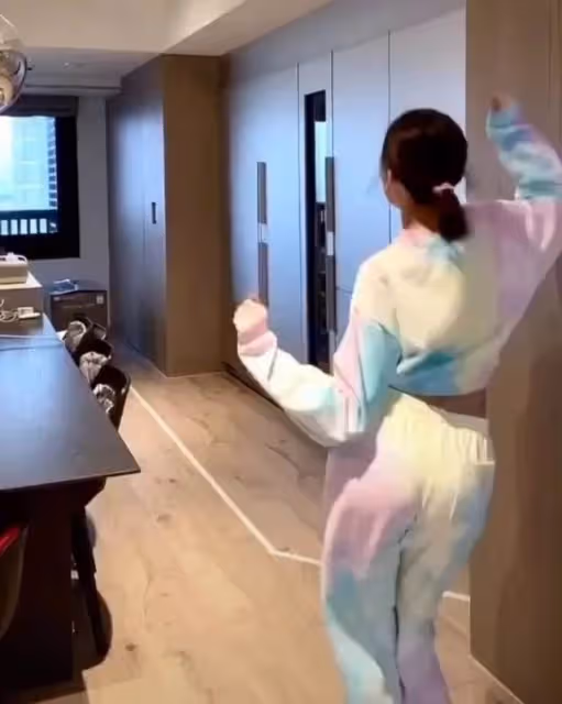 林志穎老婆曬健身照,馬甲線明顯,奢華的生活普通人不能觸及