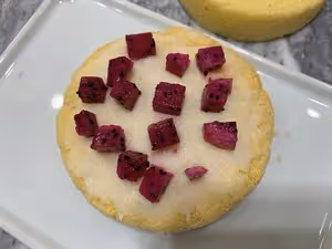 火龍果漸變蛋糕（寶寶輔食）